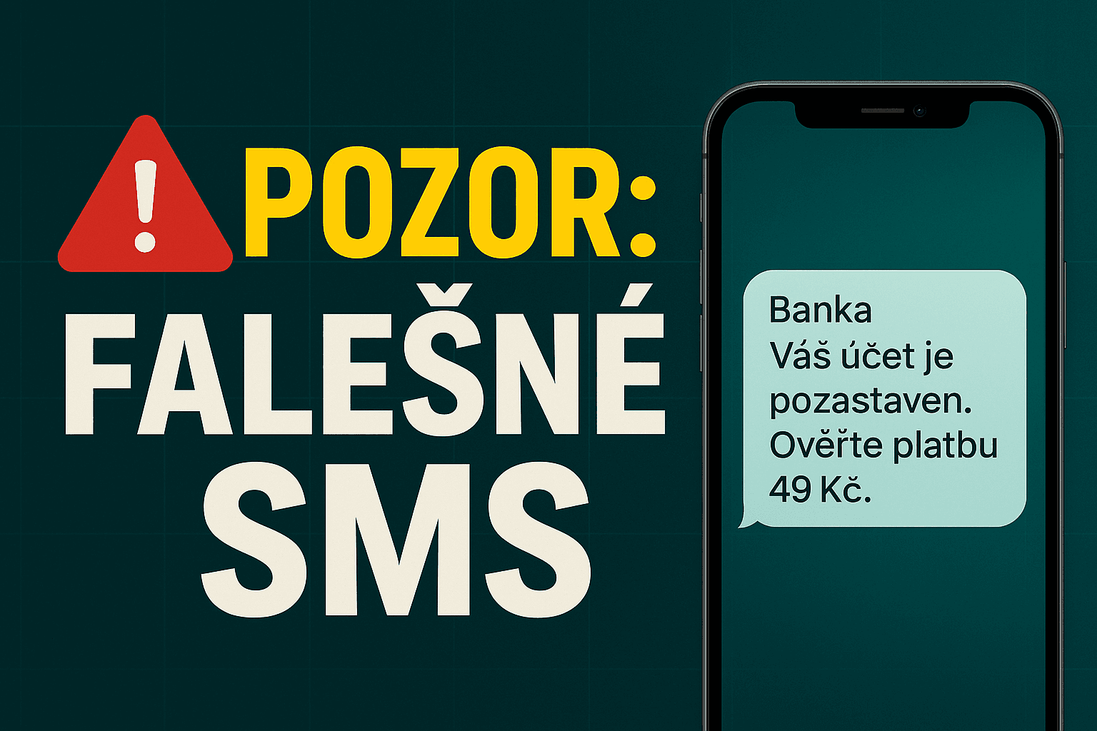 Tohle vás zaskočí: Falešné bankovní SMS a e-maily útočí chytřeji než kdy dřív